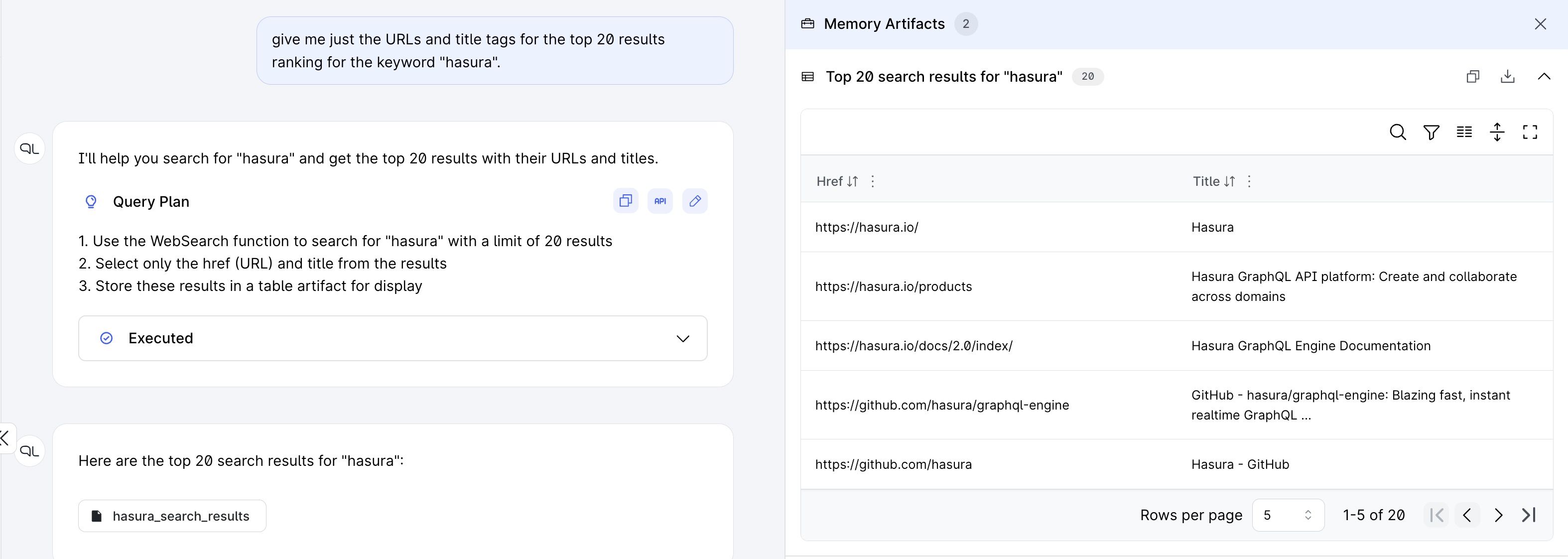 AI Assistant for DuckDuckGo Search