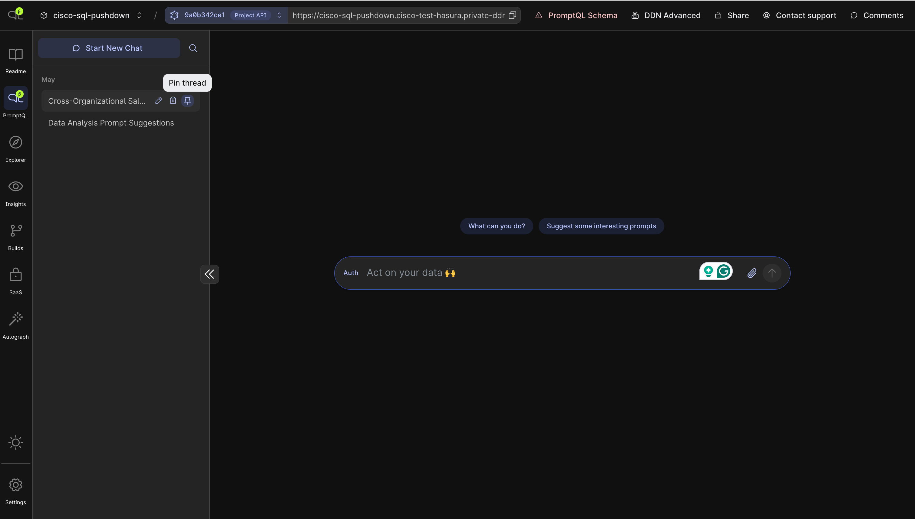 Pin Thread Menu Option